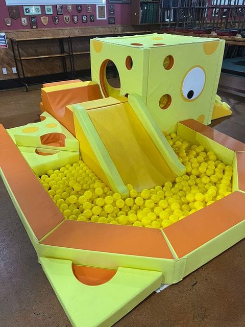 Sweet Cheese slide and Ball Pit soft play Package