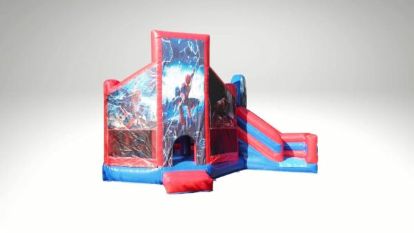 spiderman bouncy castle kicks n giggles party hire equipment waiuku kicks and giggles bouncy castles auckland